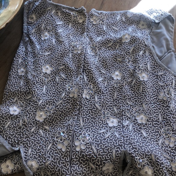 Andriana Papell beautiful sequined evening top 6 - Picture 7 of 9